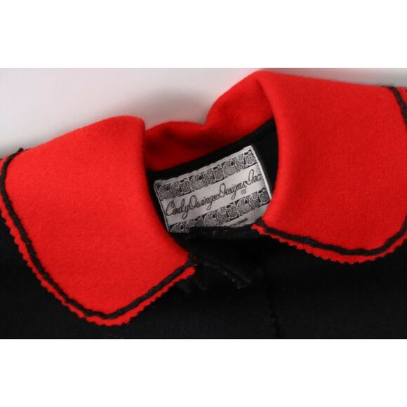 Patchwork Collared Button Down Short Size XS by CINDY OWINGS Designs jacket - Picture 4 of 9